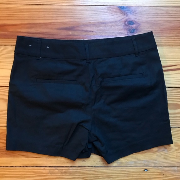 Ann Taylor Factory Black Cotton Shorts, EUC, 6 - Picture 8 of 9